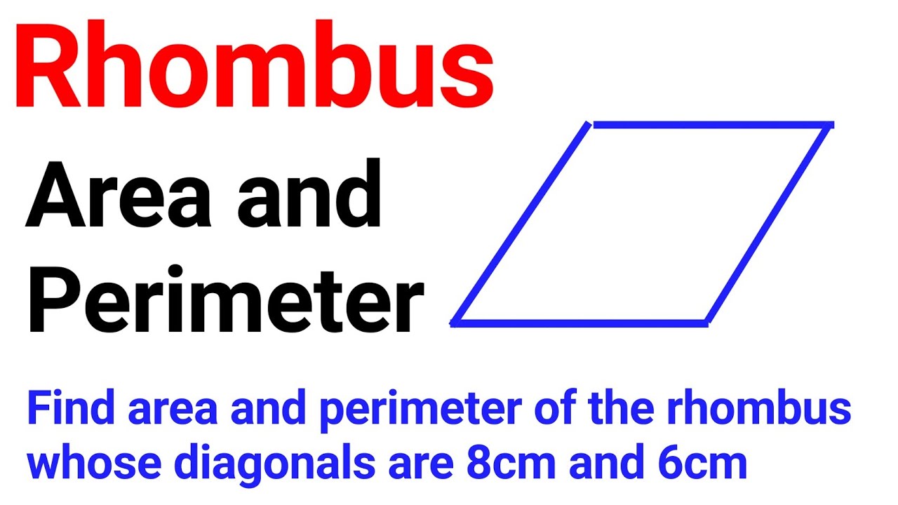 Area and Perimeter of a Rhombus
