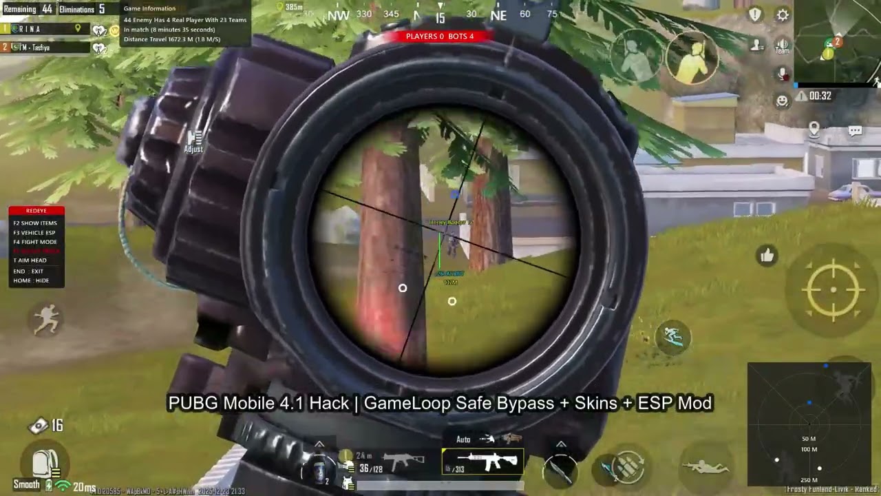 SS VIP ESP + Aimbot Hack PUBG Mobile 4.1 | GameLoop Bypass 2025 | No Detection | SAFE MAIN ACCOUNT