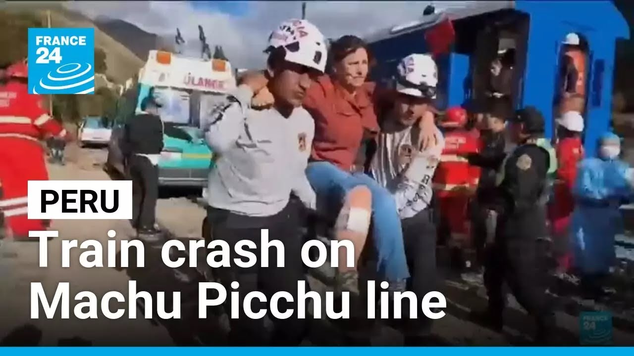 Train crash on Peru's Machu Picchu line kills one and injures 40 &bull; FRANCE 24 English