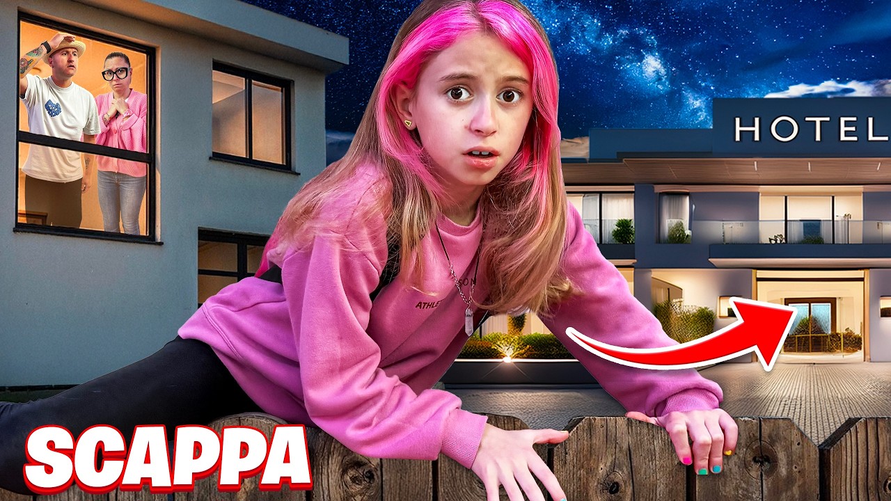 GIORGIA SCAPPA DI CASA E VA A VIVERE IN HOTEL DA SOLA PER 24 ORE PERCHÉ LITIGA CON PAPÀ SALVO!