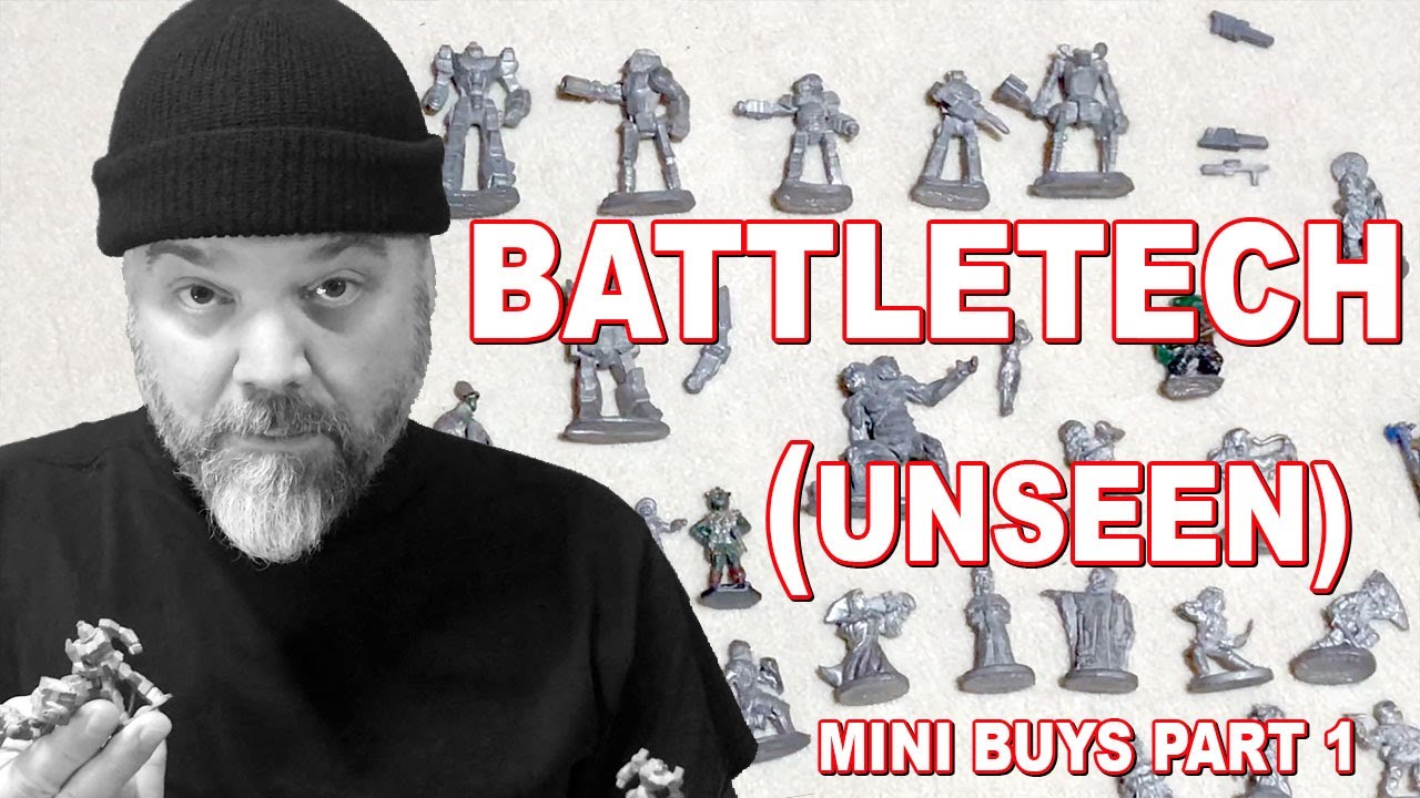 MINIATURE BUYS PART 1 - Ral Partha Battletech UNSEEN + Grenadier, Superior, Custom Cast