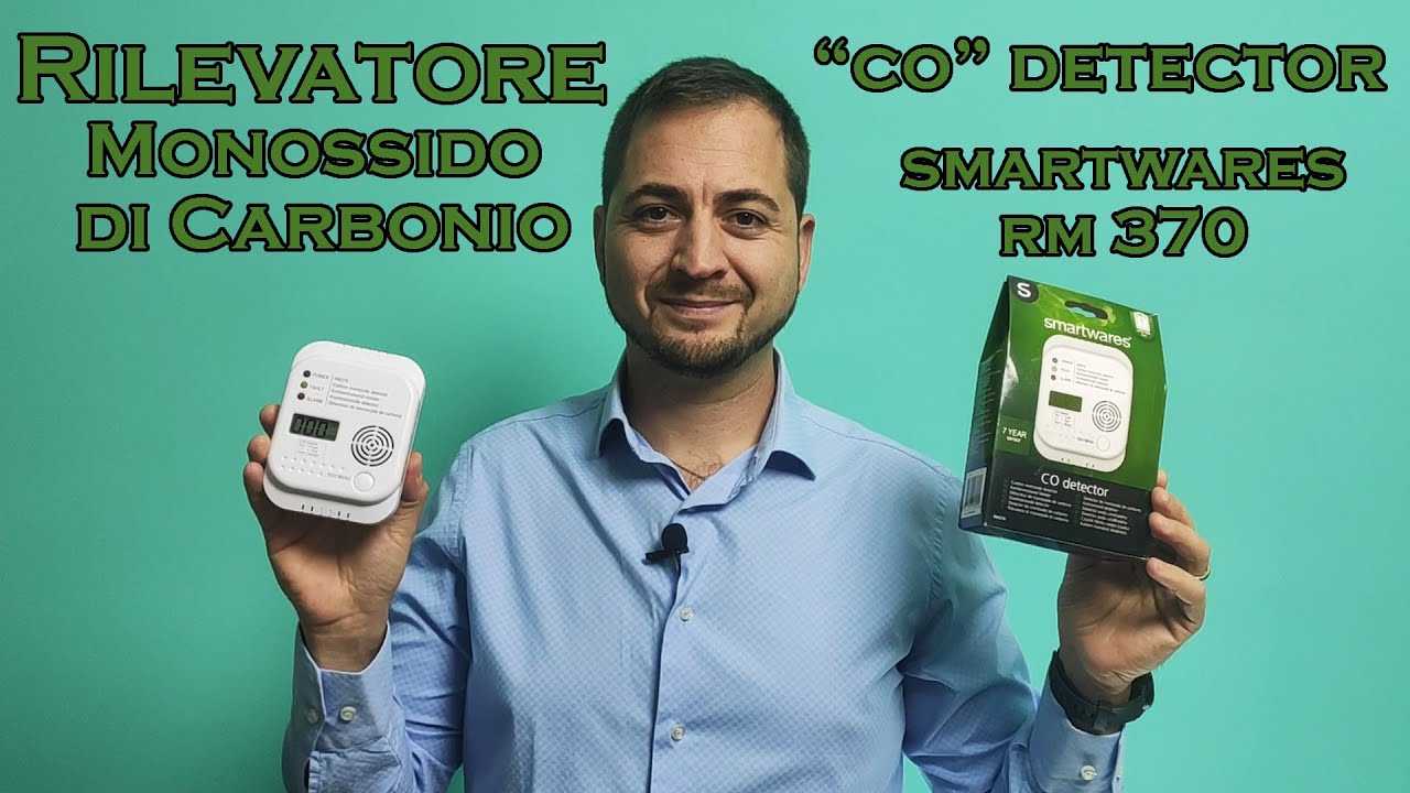 Rilevatore di Monossido di Carbonio CO - Smartwares RM 370