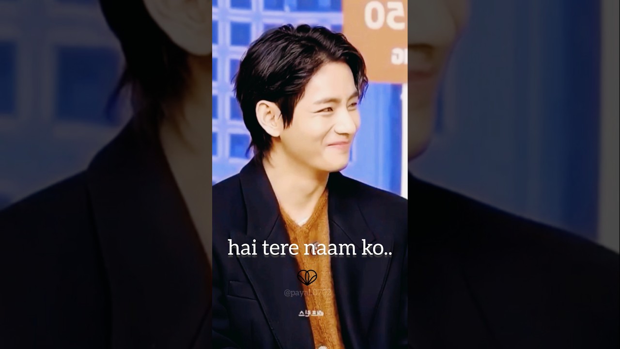🌈🐯😘KIM AEHYUNG EDIT🤟💝💜TUM JO AAYE....🎶🌈 #whatsappstatus #btsmember #btsv #taehyung #shorts #army