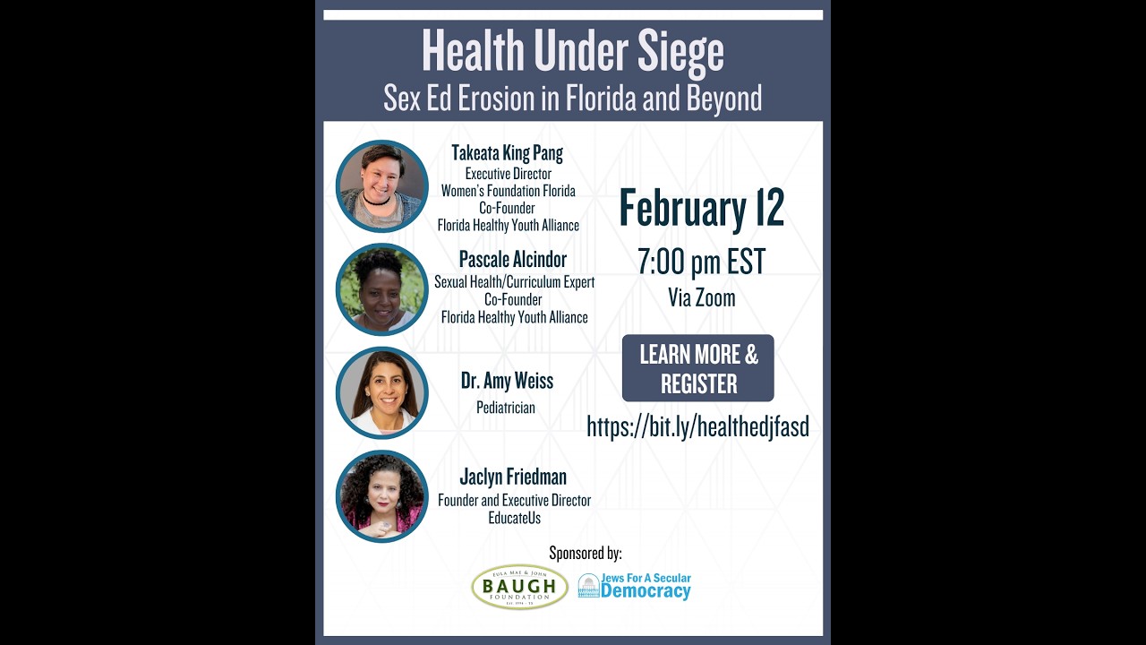 Health Under Siege: Sex Ed Erosion in Florida and Beyond - February 12, 2026