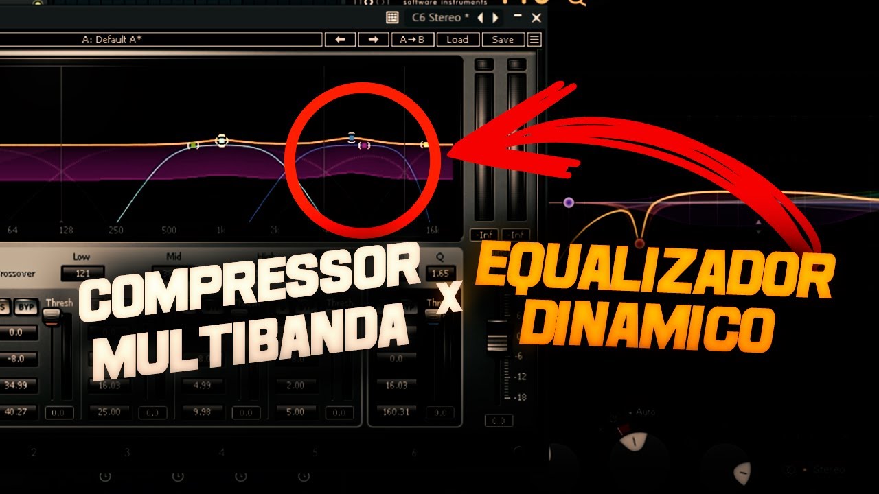 COMPRESSOR MULTIBANDA x EQUALIZADOR DINÂMICO