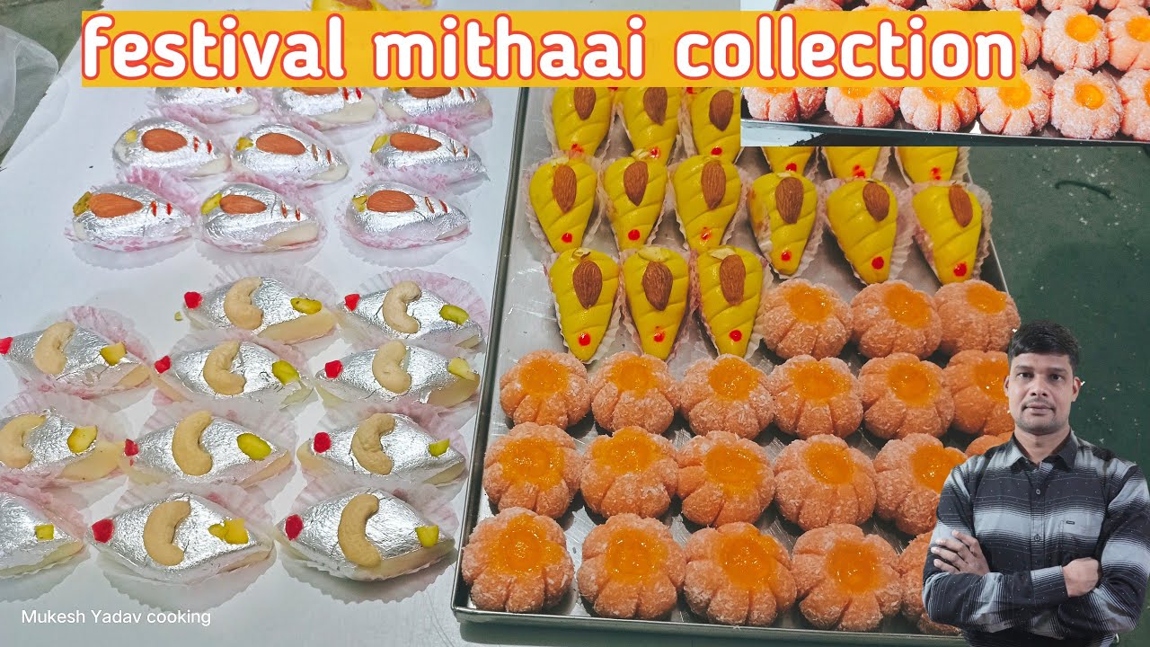 this festival sweet sweet collection|Mawa ki fancy mithaai|new sweet design|khoya ki mithai|recipe
