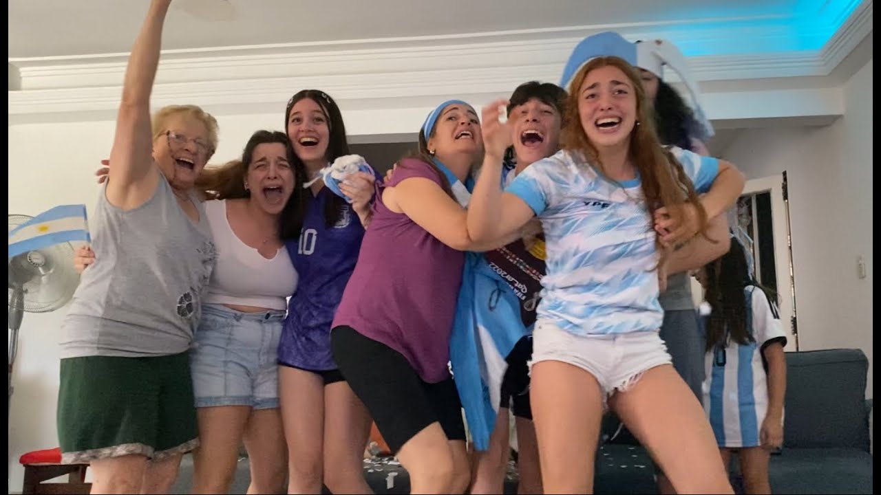 SOMOS CAMPEONES! REACCION  FINAL ARGENTINA vs FRANCIA