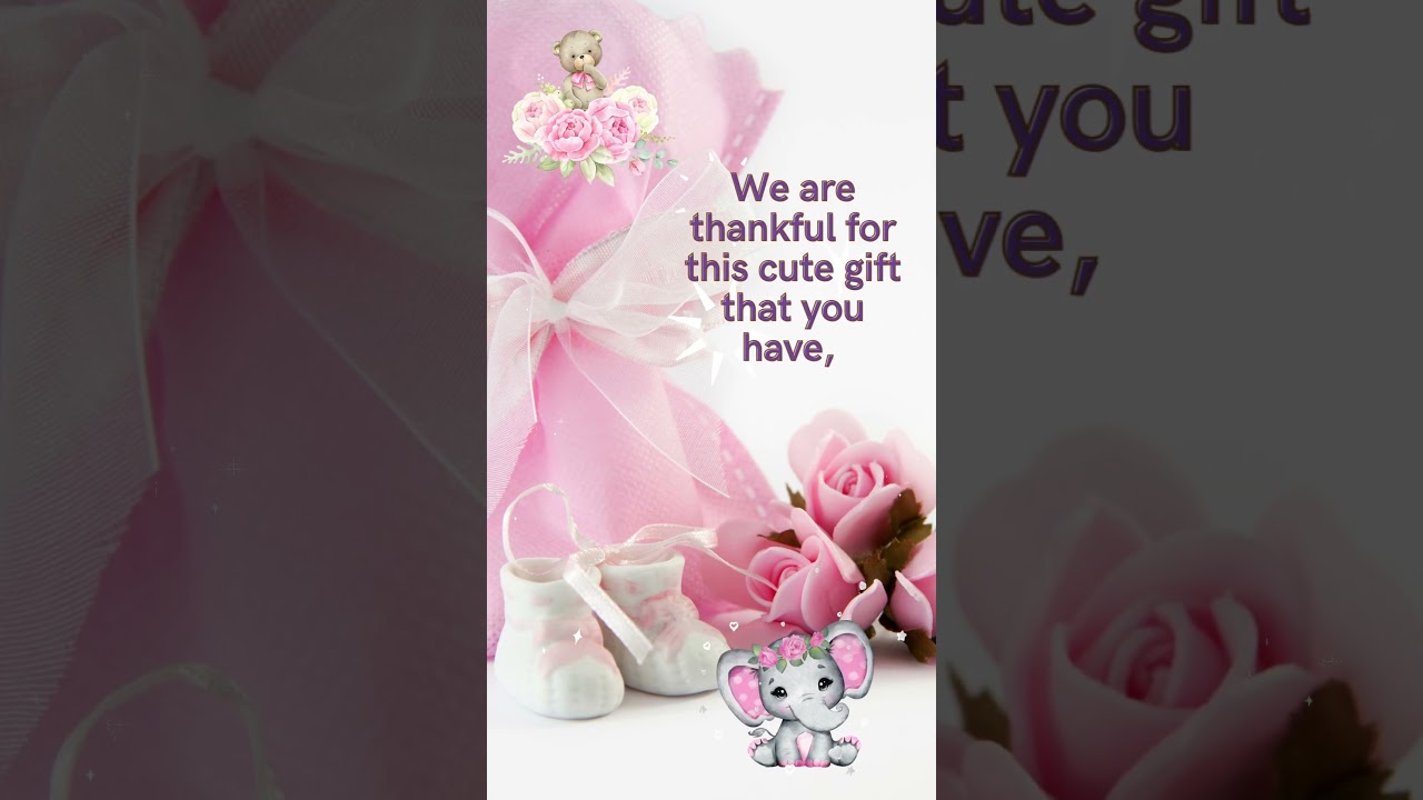 New Born Baby Girl Greeting Video!