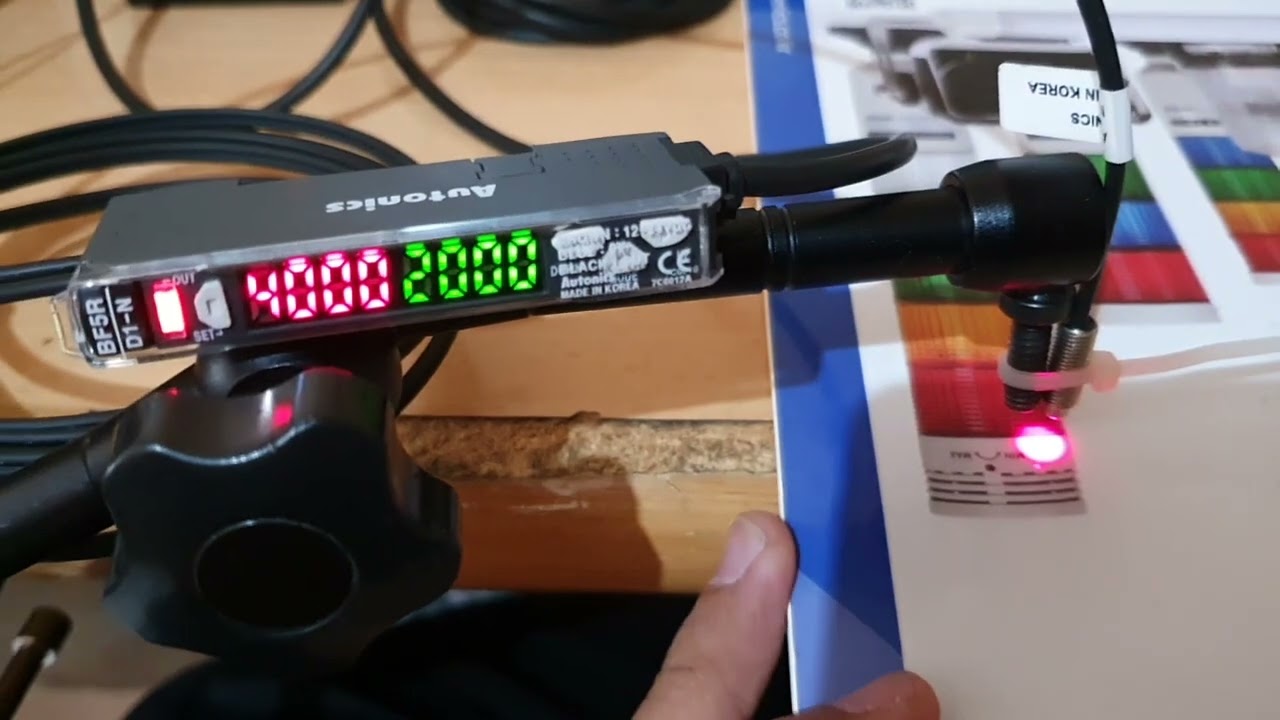 Setting Set Value Fiber Optic Sensor Autonics BF5R Series