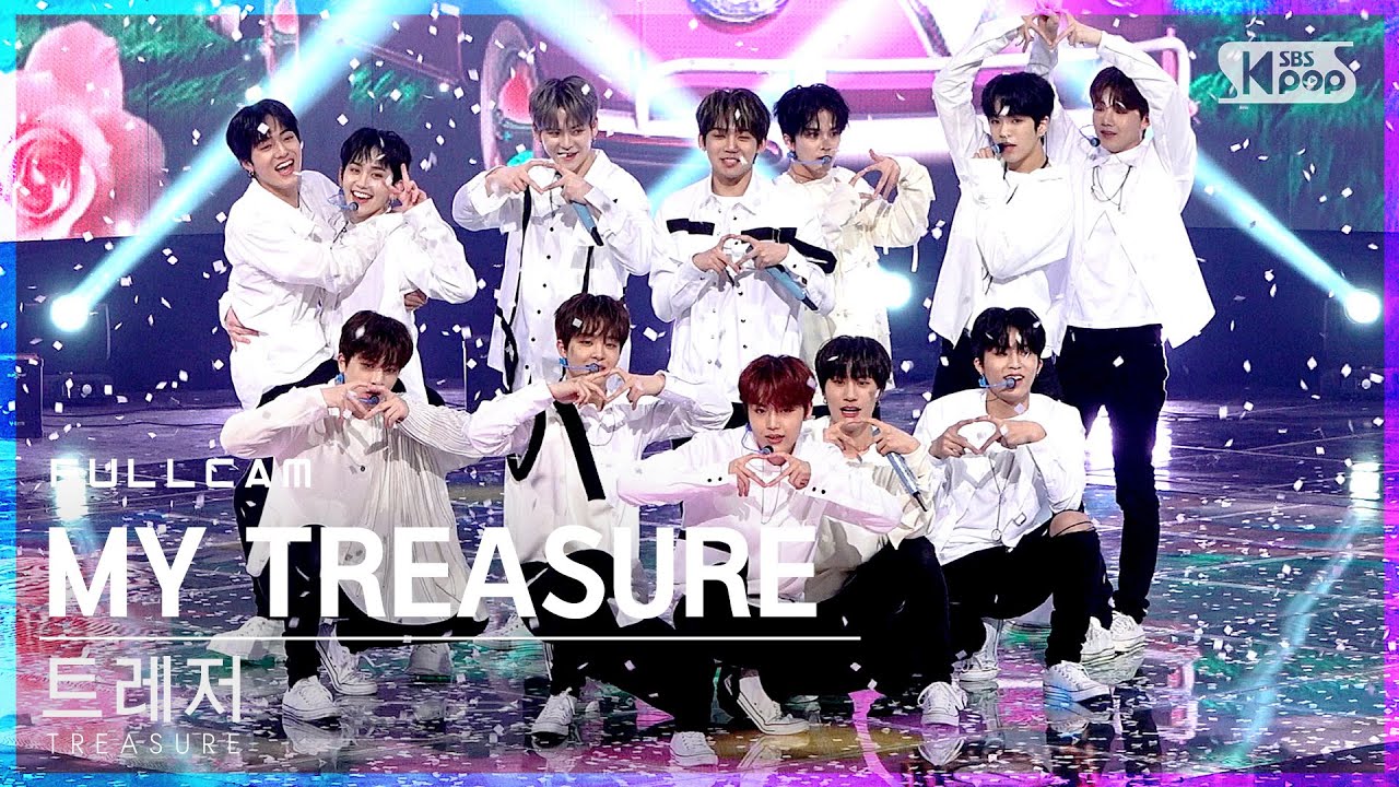 [안방1열 직캠4K] 트레저 'MY TREASURE' 풀캠 (TREASURE Full Cam)│@SBS Inkigayo_2021.01.24.