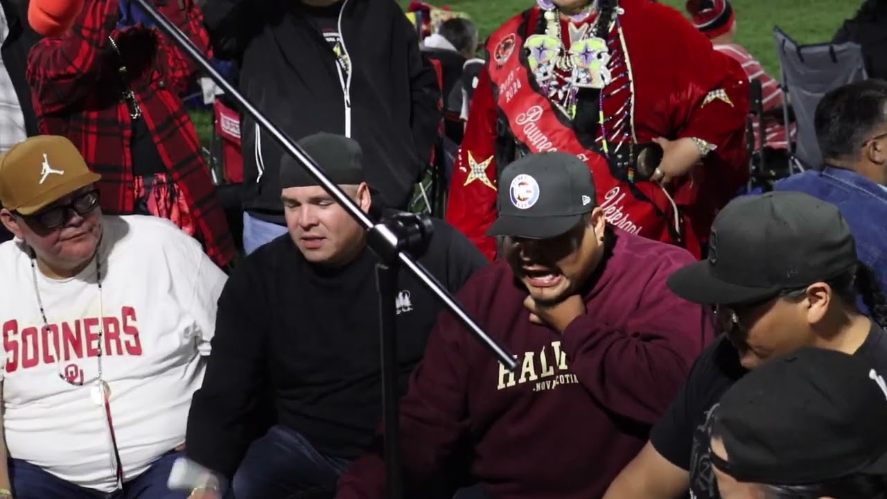 Northern Cree 3 songs (Peyton Charlotte Special) at United Tribes Powwow 2023