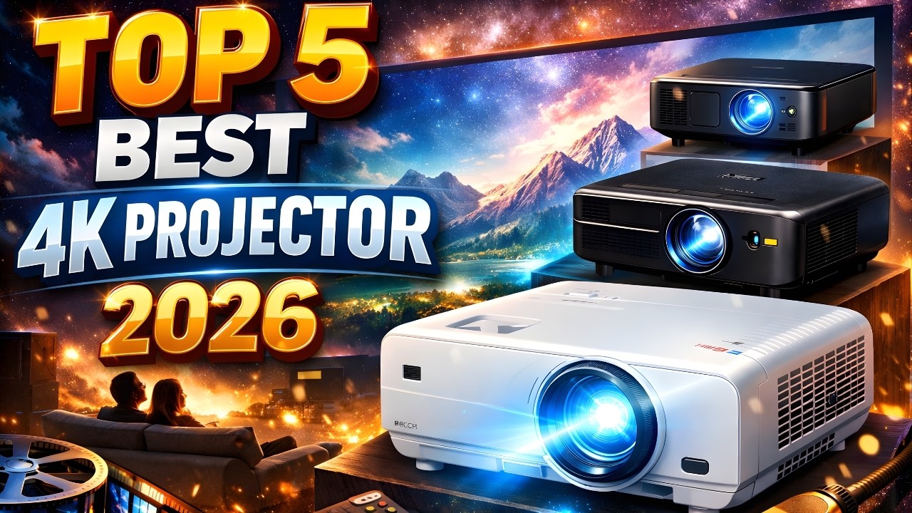 Best 4K Projector for Home Theater 2026 | Dolby & WiFi Smart Projectors