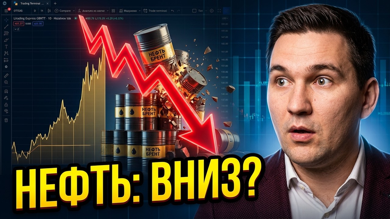 Удивительно! Но Нефть может пойти вниз — вот почему. Волновая картина
