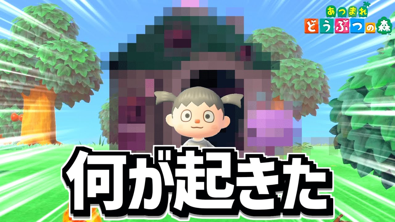 あつ森を開いたら変な家が建ってた