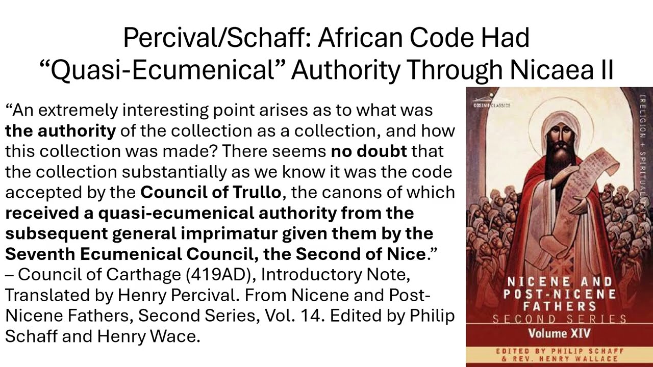 Catholic Biblical Canon's Ecumenical Status BEFORE Trent & Luther (clip)