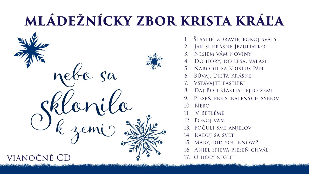 Nebo sa sklonilo k zemi (Vianočné album 2016)