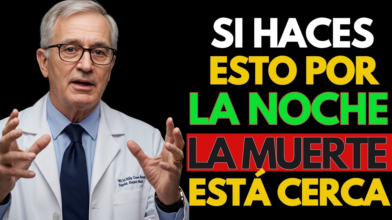 Murió dormido por hacer esto. Te lo ruego ,No lo hagas: provoca infartos y derrames cerebrales