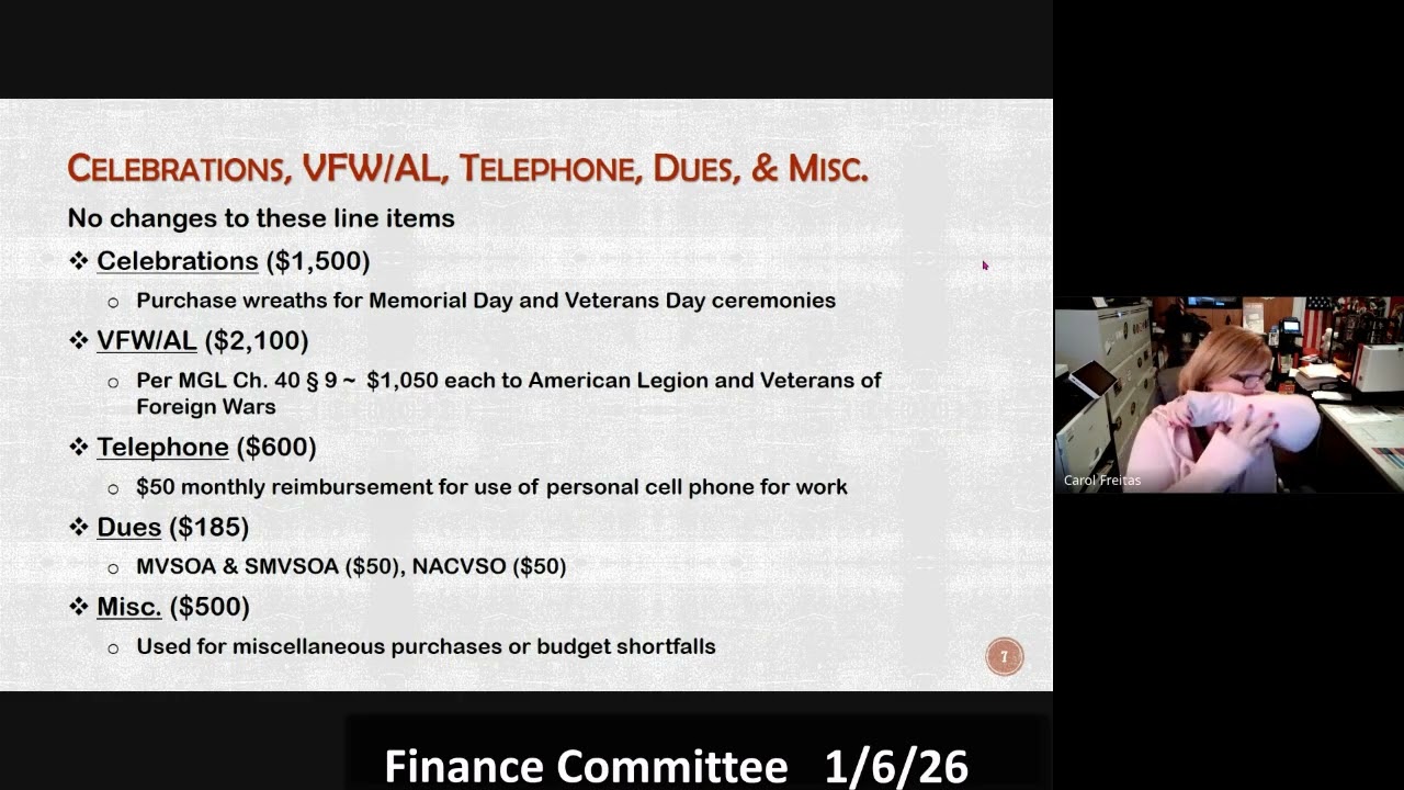 Finance Committee   January 6, 2026