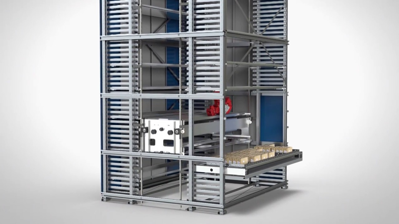 Regał windowy w podwójną windą Weland Compact Twin