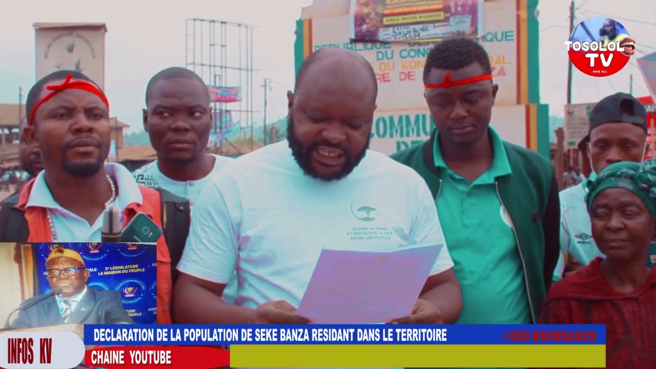 Déclaration de la Population de Seke ba nza