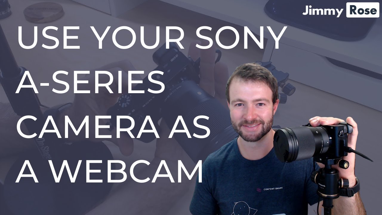Как использовать камеру Sony a6100 в качестве веб-камеры (также применимо к a6400 и a6600)