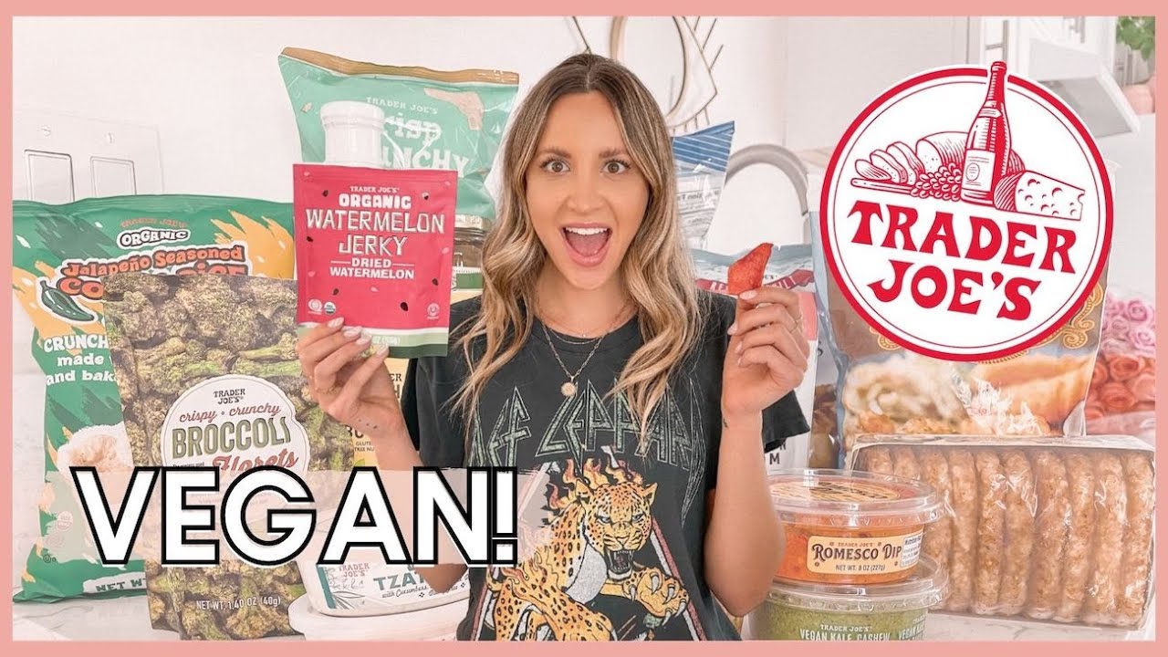 Vegan Trader Joe's Haul 2021 🌱✨  trying 21 vegan Trader Joe's item 😛 ✨ Vegan Trader Joe's Taste Test