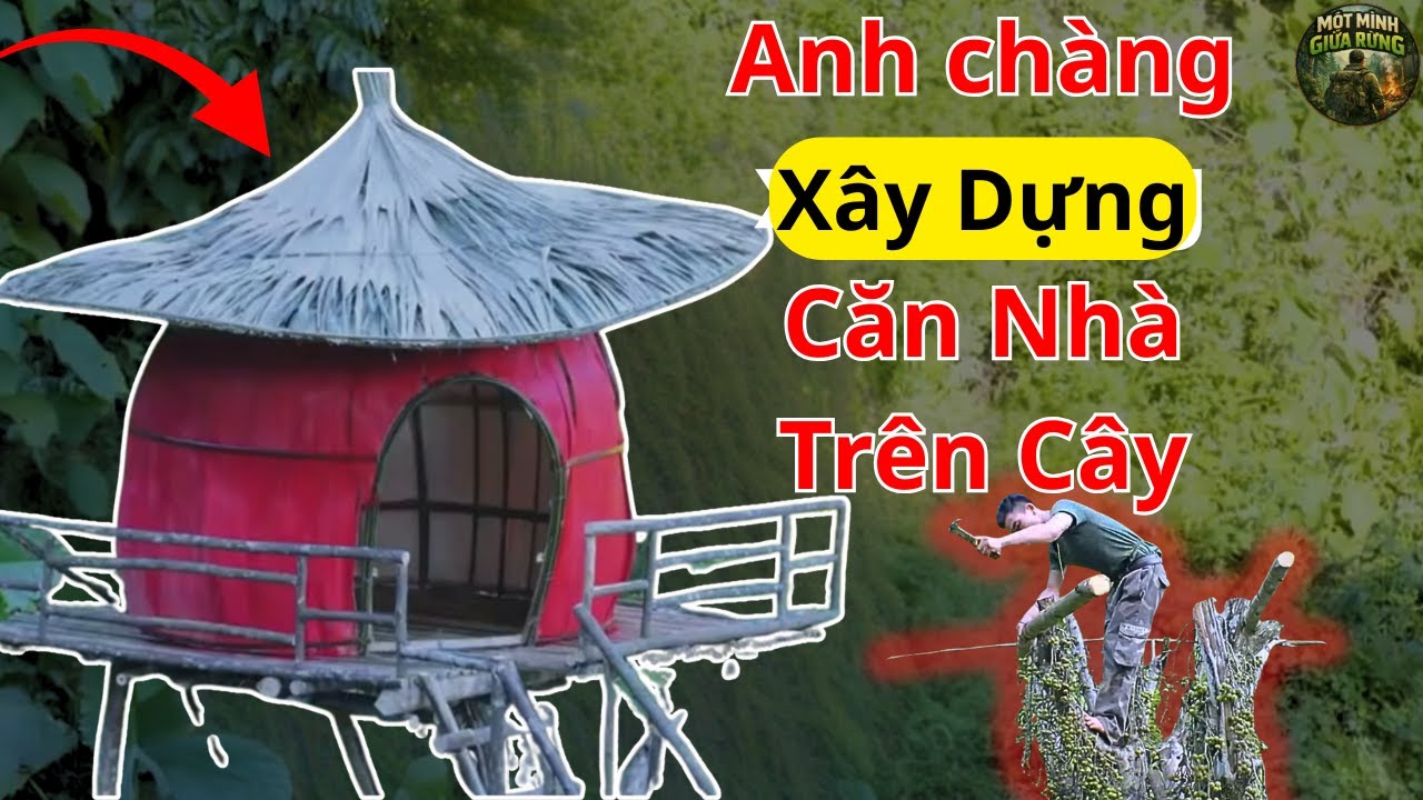 Hành trình xây dựng ngôi nhà khổng lồ trên cây của anh chàng Nông Dân