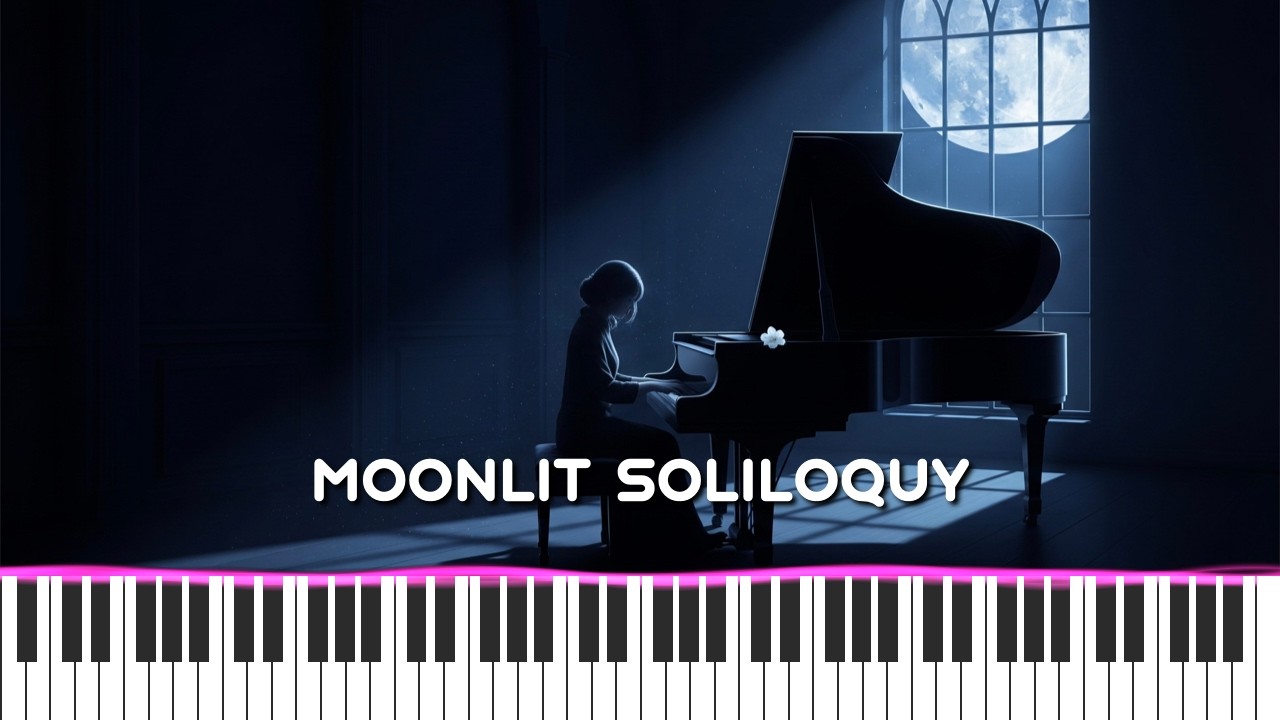 Moonlit Soliloquy - MIDI Visualization