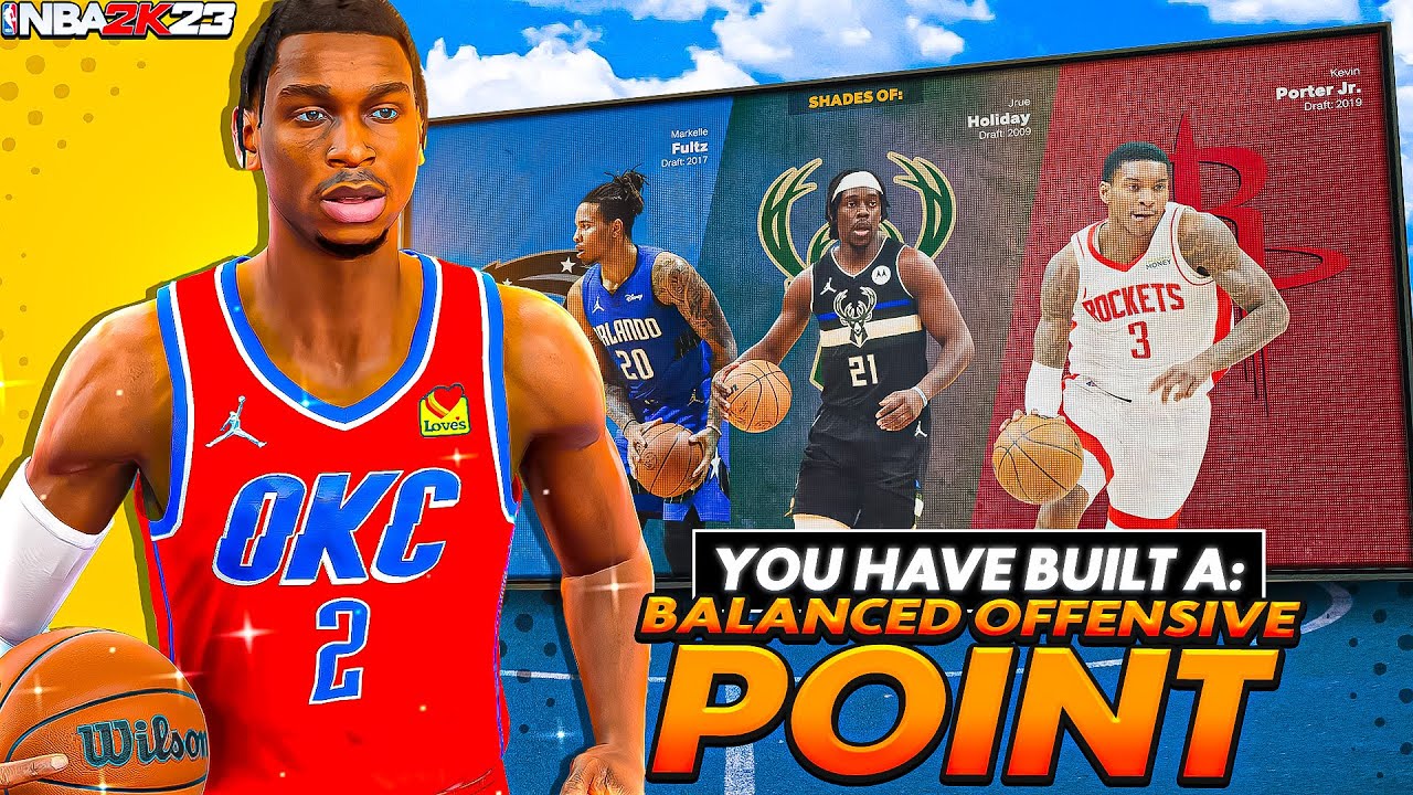 BEST BALANCED OFFENSIVE POINT BUILD ON NBA 2K23 OLD & NEW GEN!