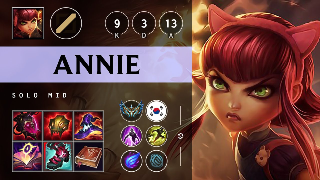 Annie Mid vs Azir - KR Challenger Patch 25.15