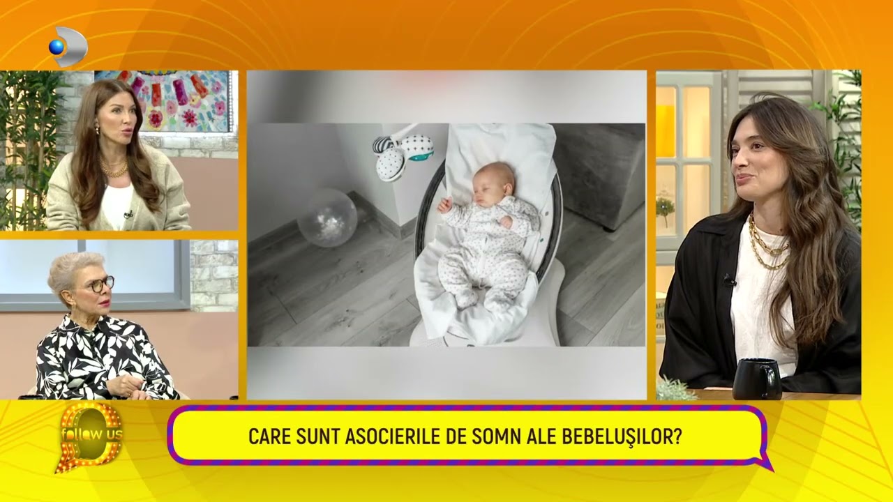 Follow us! - Ana Barbu, despre asocierile de somn ale bebelusilor!