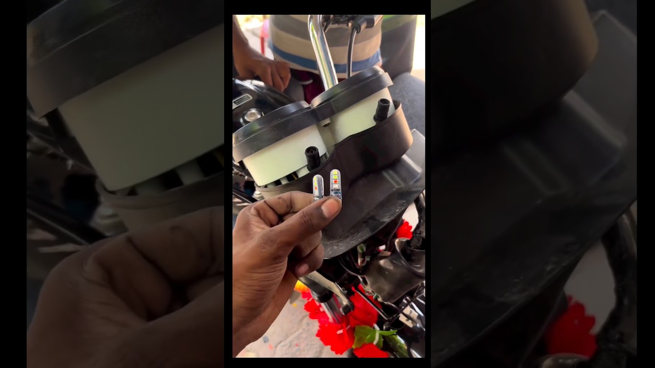 Splendor meter led bulb modification 🇮🇳💥 