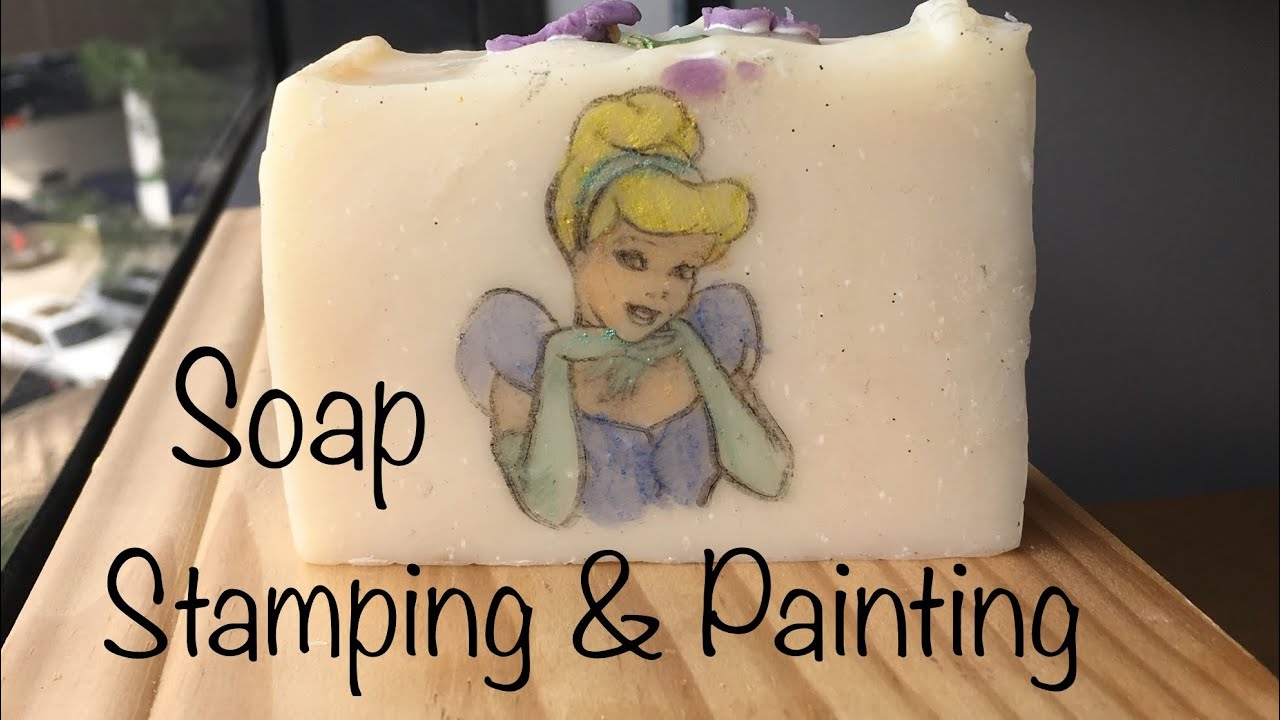 Soap stamping and painting