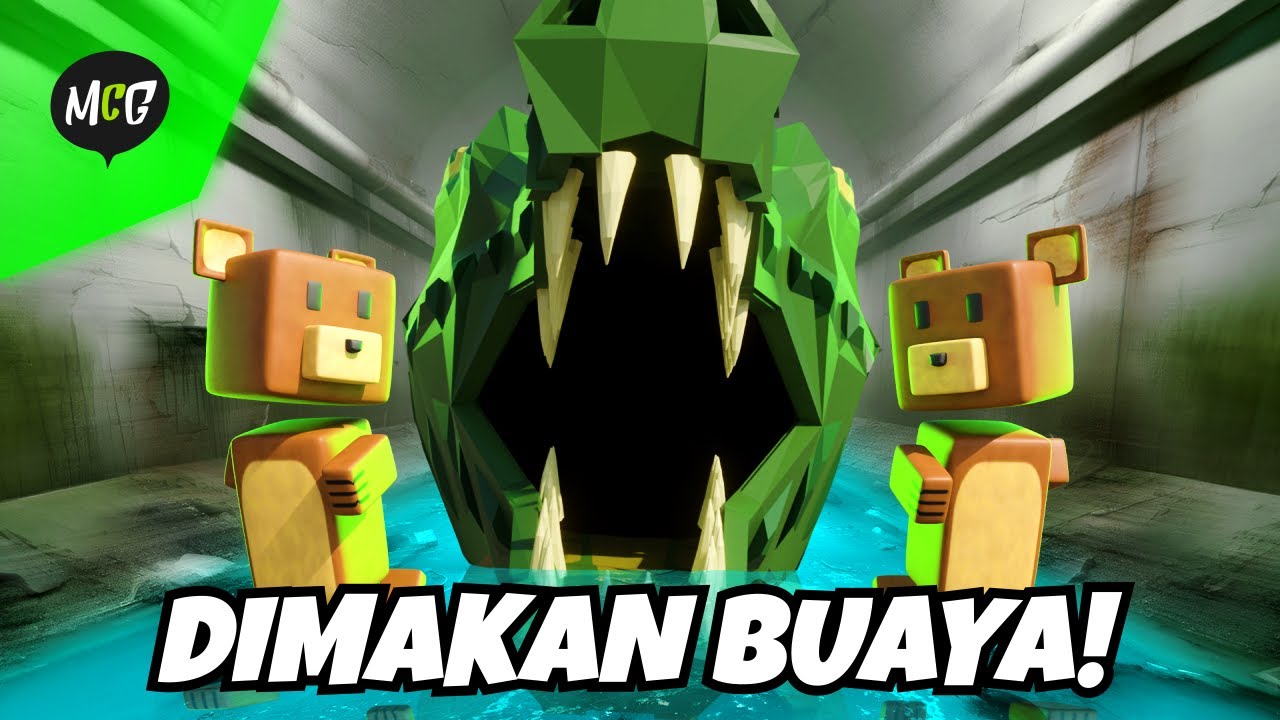 Duo Beruang Dimakan Buaya!