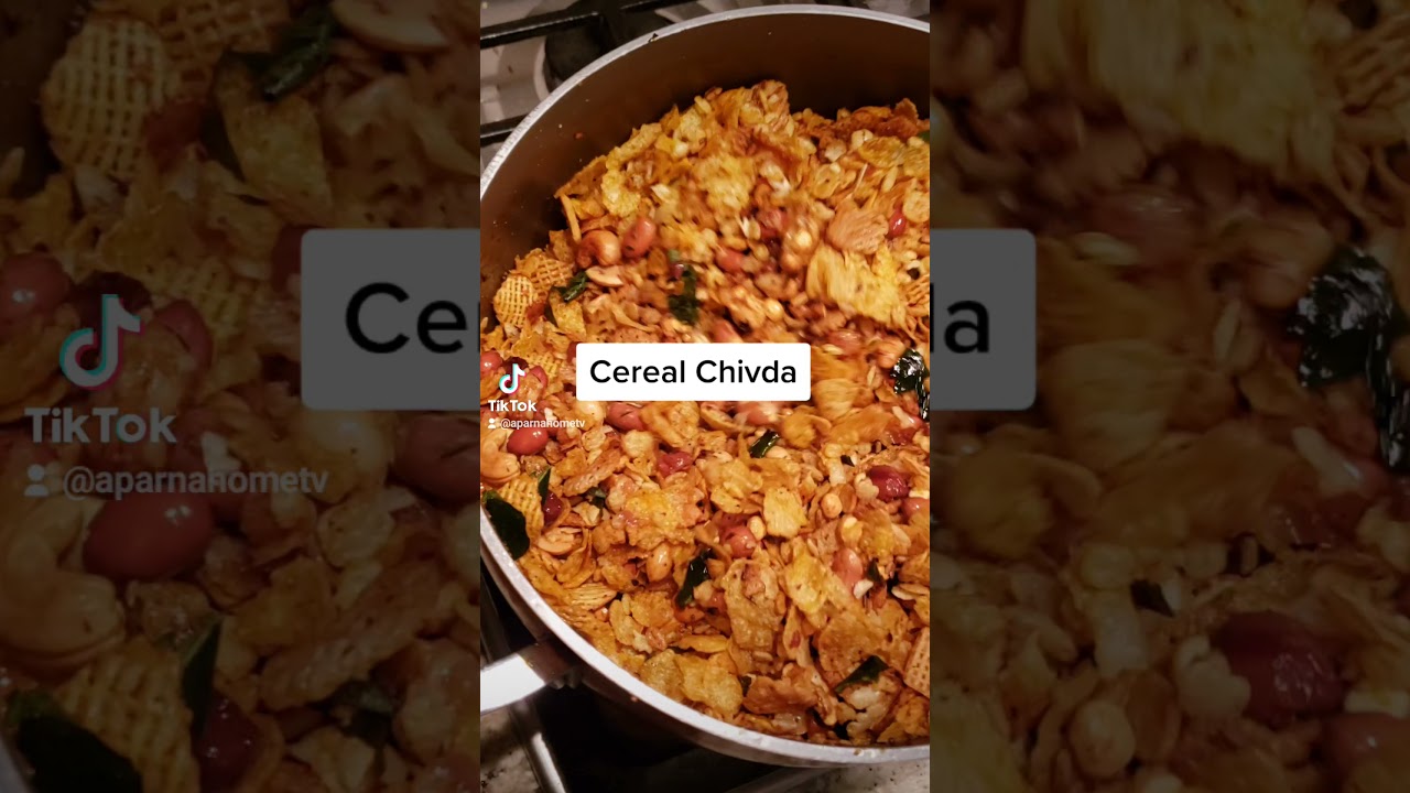 Cereal Chivda for our evening snack this week 😋. #shorts #recipe