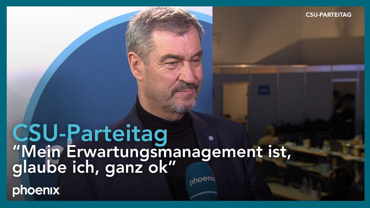 Markus S&ouml;der (CSU) im phoenix-Interview | 13.12.2025