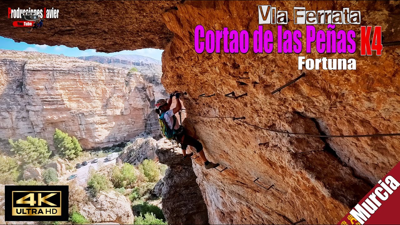 Vía Ferrata Cortao de las Peñas K4. Fortuna-Murcia