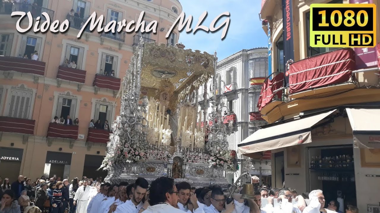 REINA DE LOS CIELOS DOBLE CURVA - SEMANA SANTA MÁLAGA 2018