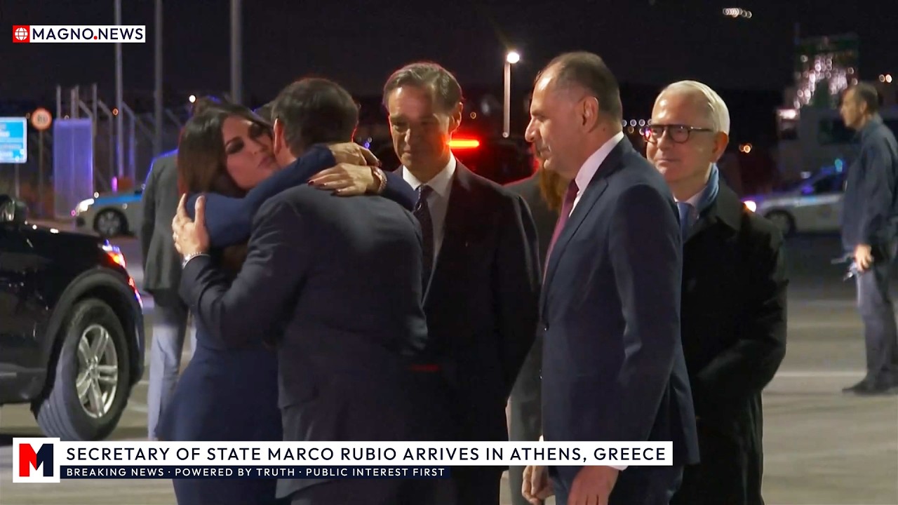 🇺🇸|🇬🇷 State Sec. Marco Rubio Welcomed by Ambassador Kimberly Guilfoyle & Greek Delegation in Athens