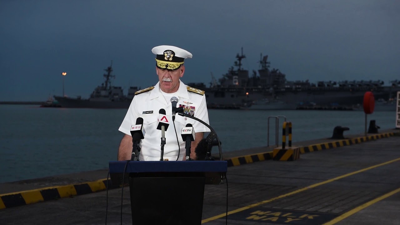 Adm. Scott media availability at Changi Naval Base, Singapore