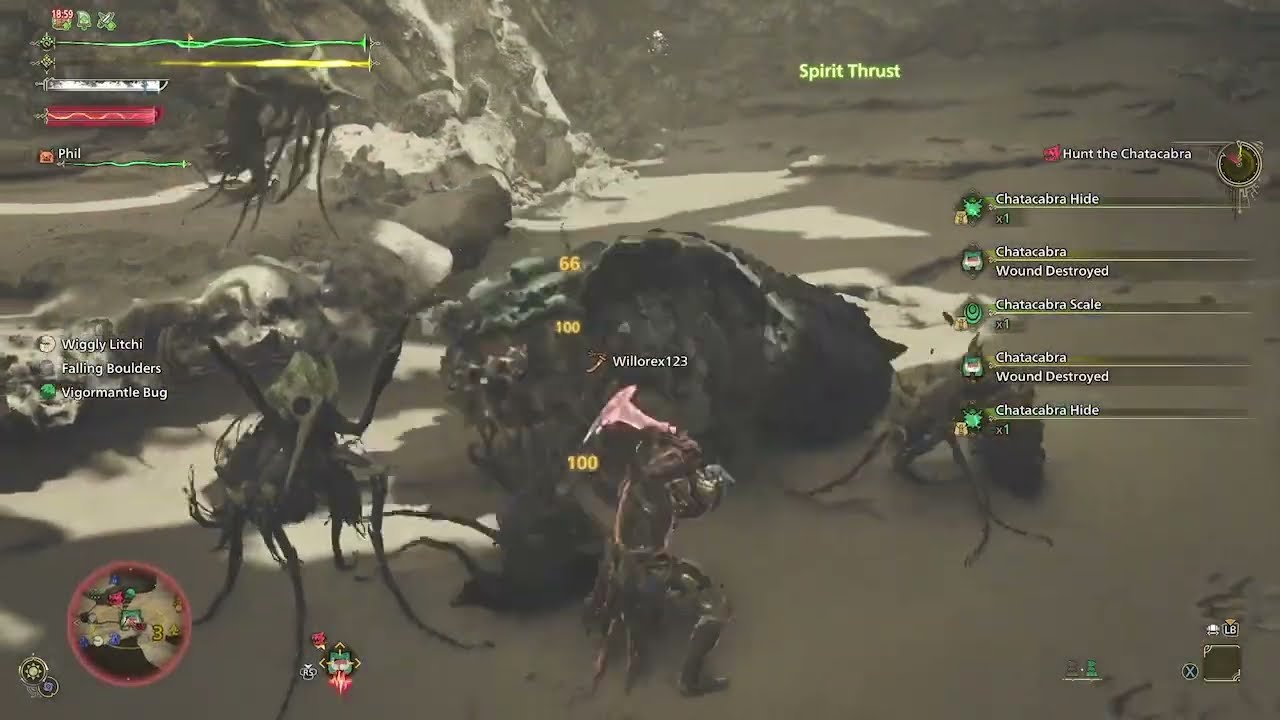 Monster Hunter Wilds: Low Rank Chatacabra Hunt