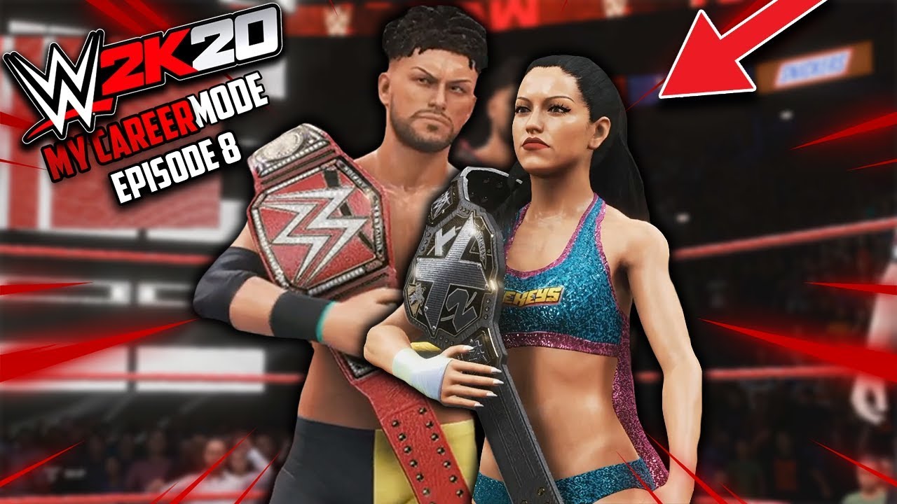 WE BOTH HAVE BELTS!! | WWE 2K20 MY CAREER MODE - EPISODE 8