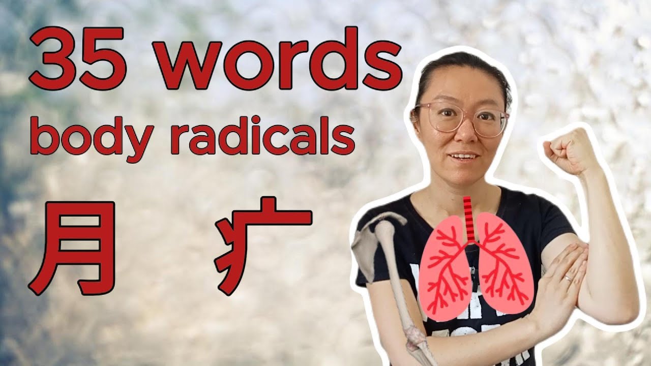 Master Chinese Characters through Radicals: 月 body, 疒sickness | 35+ Words and Characters