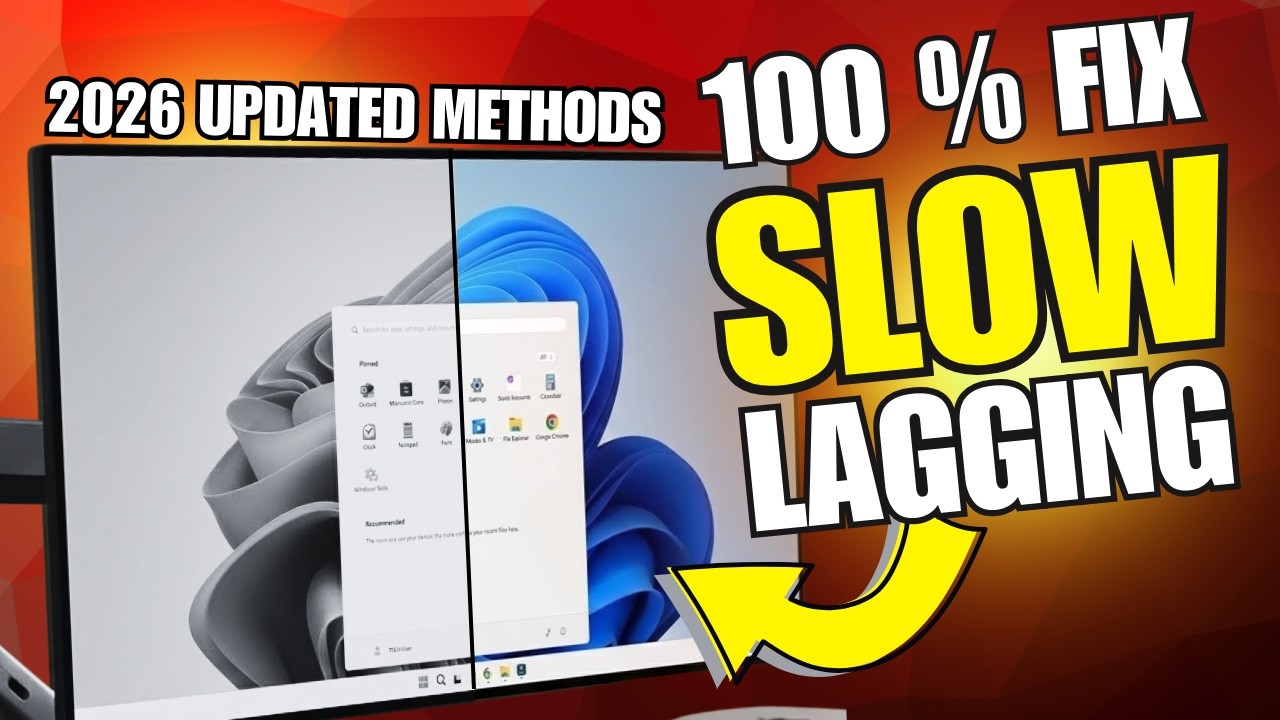 Fix Windows 11 SLOW & LAGGING Problem (2026 NEW*) 5 Simple STEPS