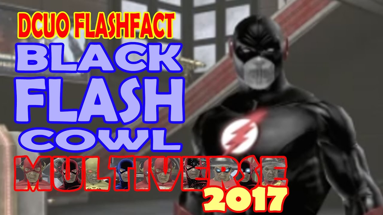 DCUO Black Flash Cowl