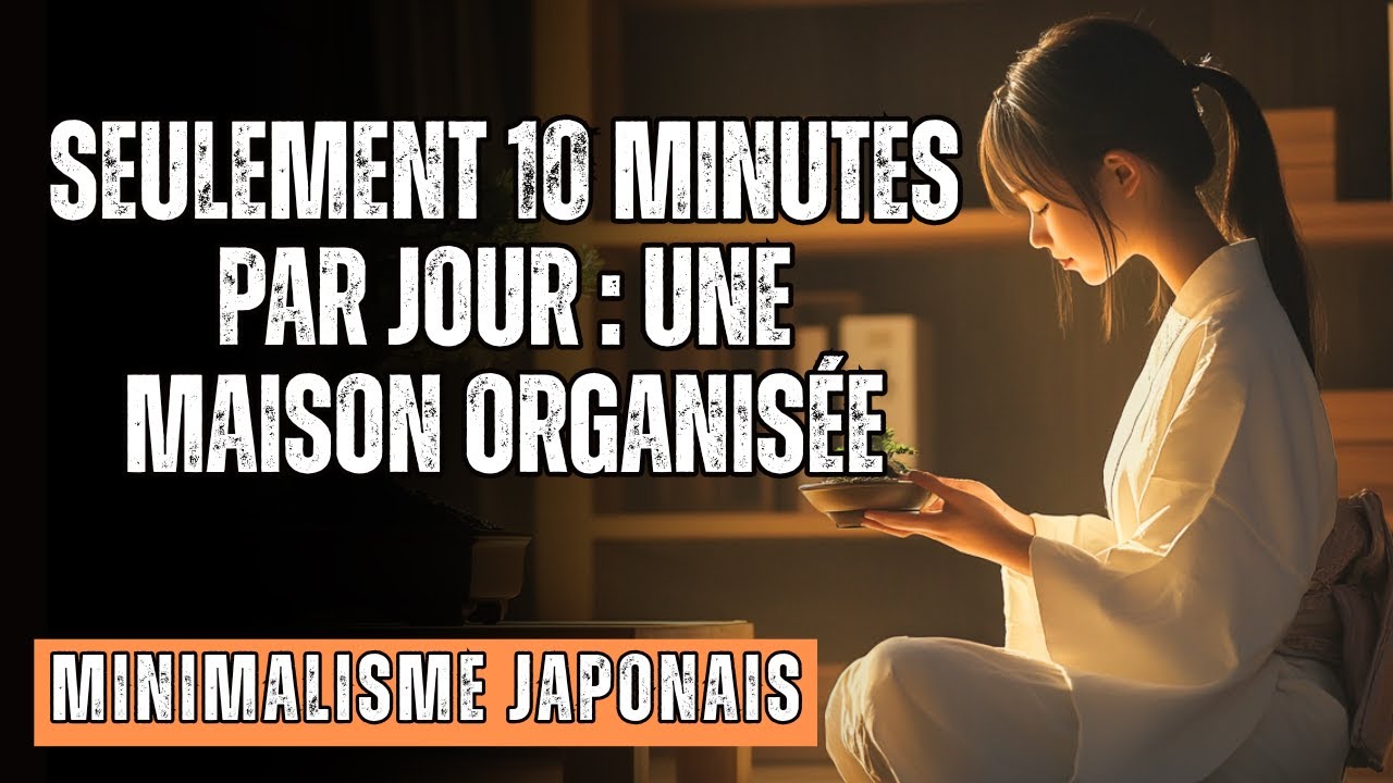 MINIMALISME JAPONAIS:  Le rituel japonais de 10 minutes qui rend tout impeccable