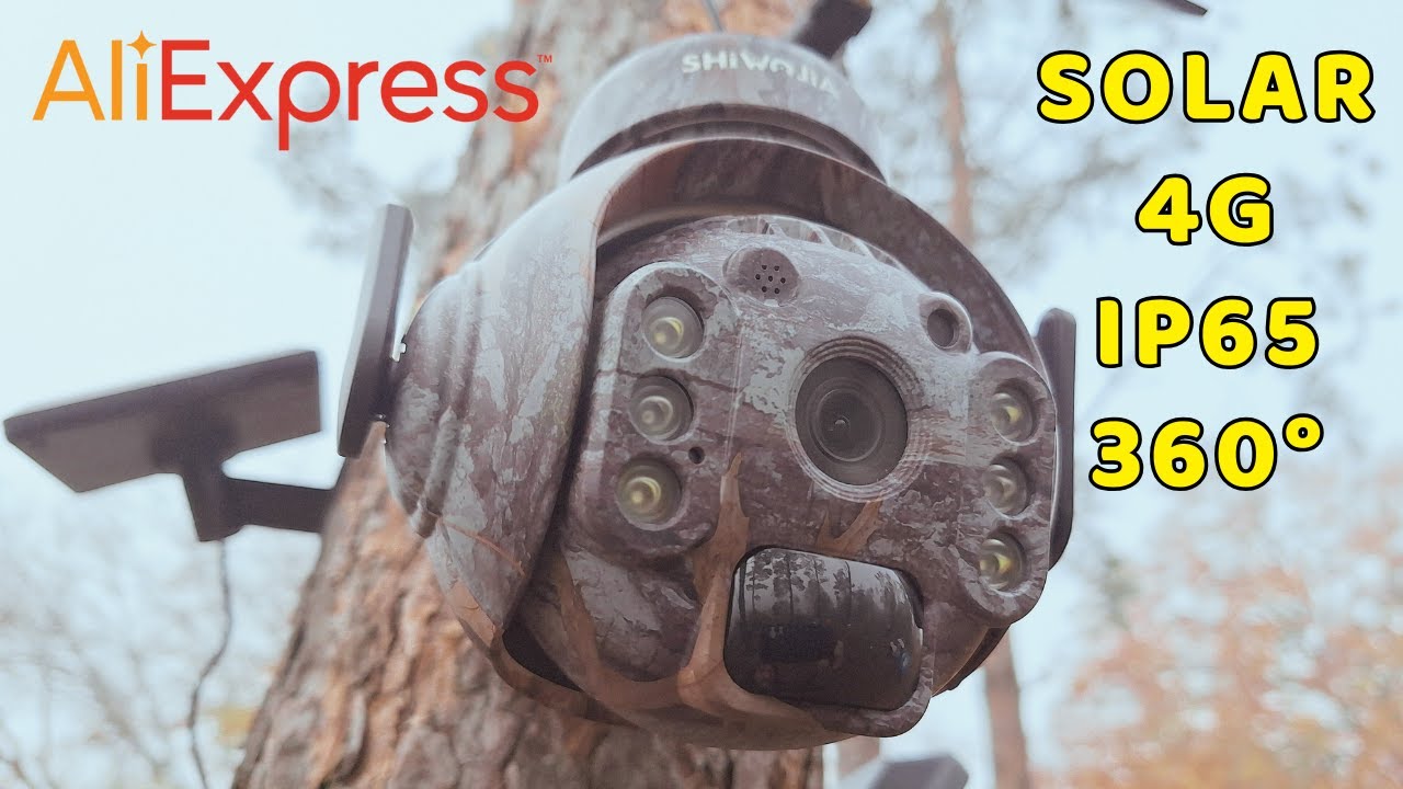 Off-gridowy monitoring z Aliexpress. Kamera Shiwojia z solarem i modemem 4G