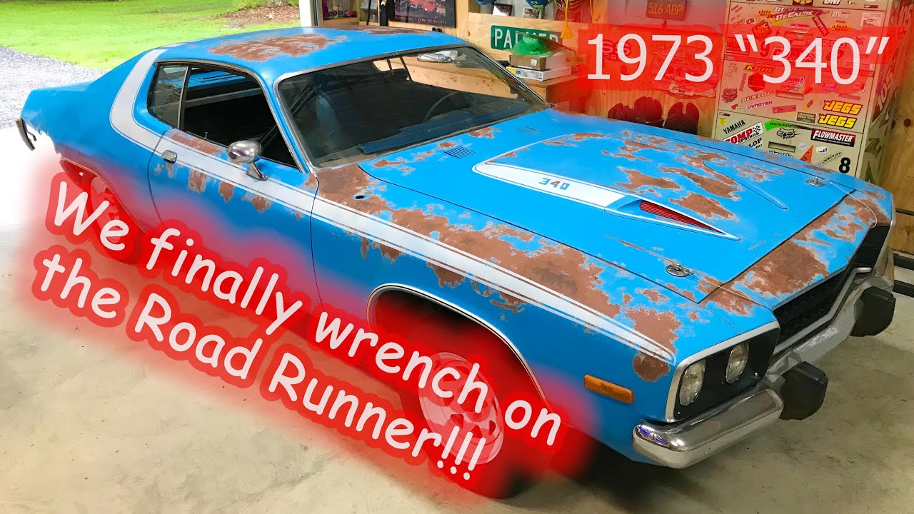 1973 Road Runner 340 gets its first batch of goodies!! Go-wing and chin spoilers!! (EP 6)