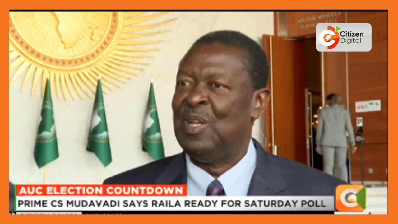 Prime CS Mudavadi says Raila ready for Saturday poll