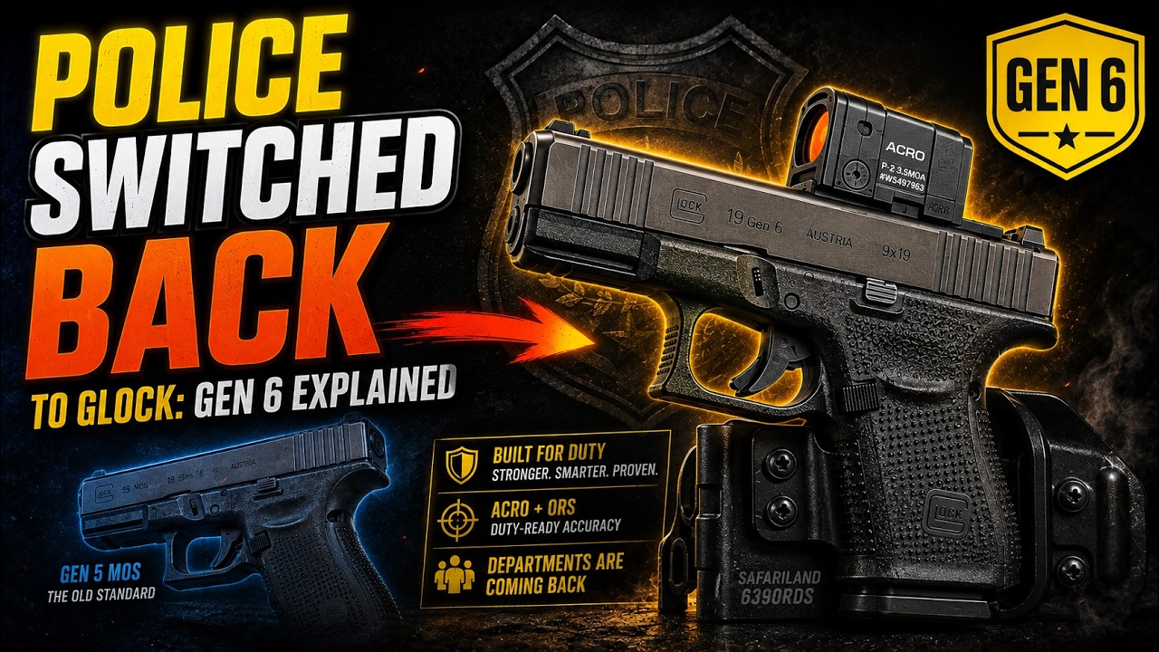 Почему полиция возвращается к Glock: Обзор Gen 6
